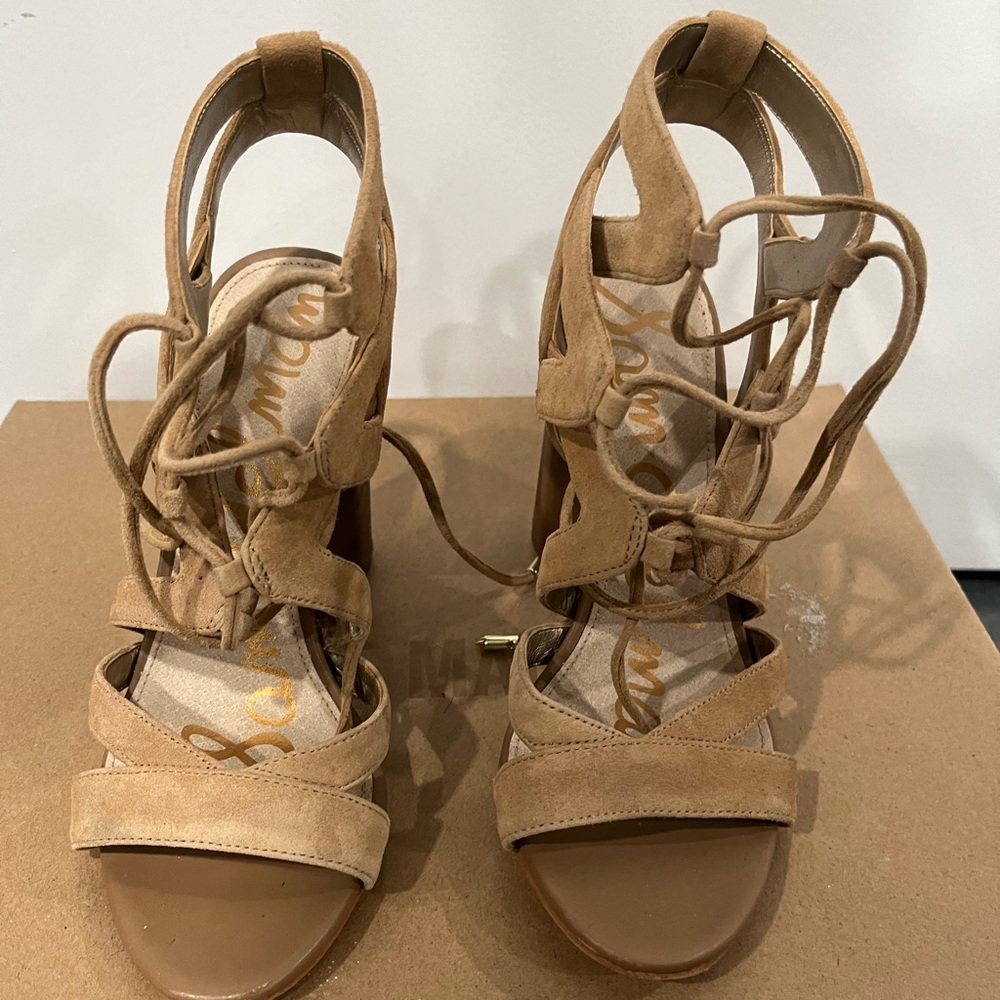 Sam Edelman chunky strappy heeled sandals